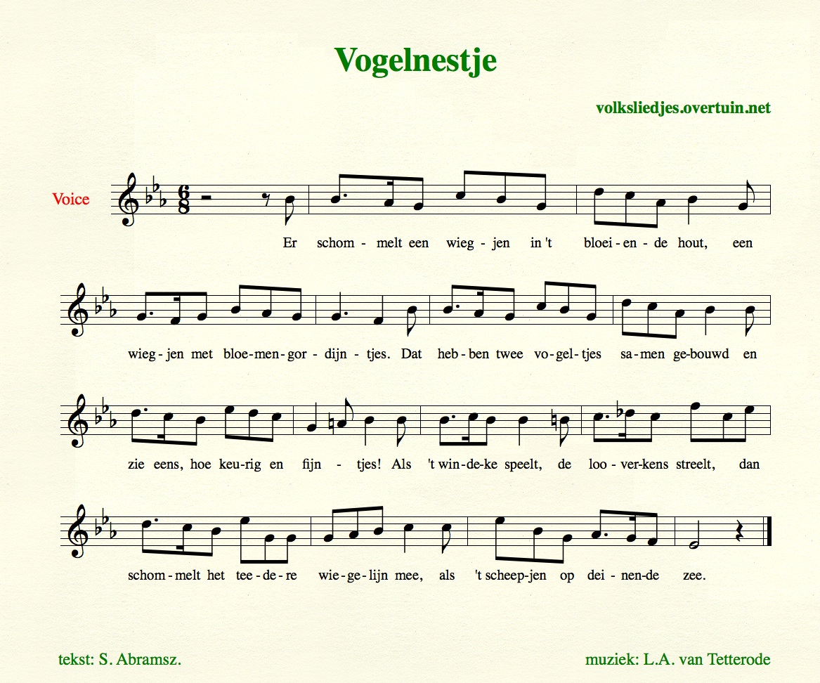 Volksliedjes E / tekst en muziek oude volksliedjes bladmuziek oude